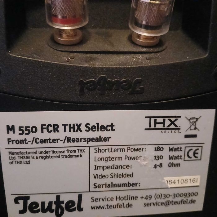 Тонколони Teufel m550 FCR thx select