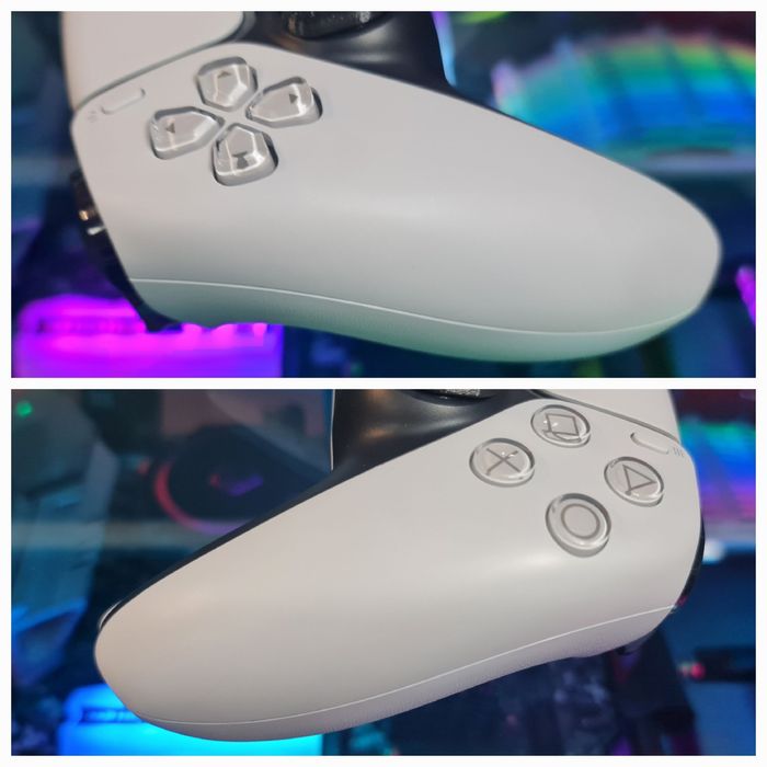 Controller PlayStation 5 DualSense, model White edition, cu TMR uri