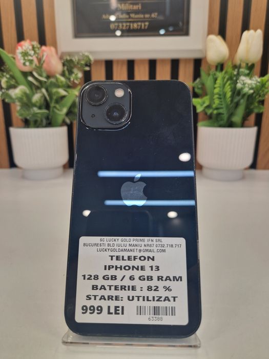 Iphone 13 128GB 6GB RAM 82% Baterie Garantie!#63388