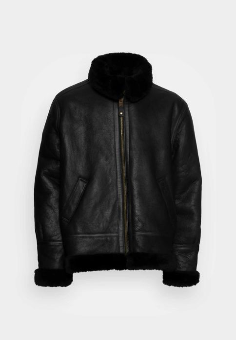 Geaca piele,cojoc,Schott XXL,pe eticheta 4XL