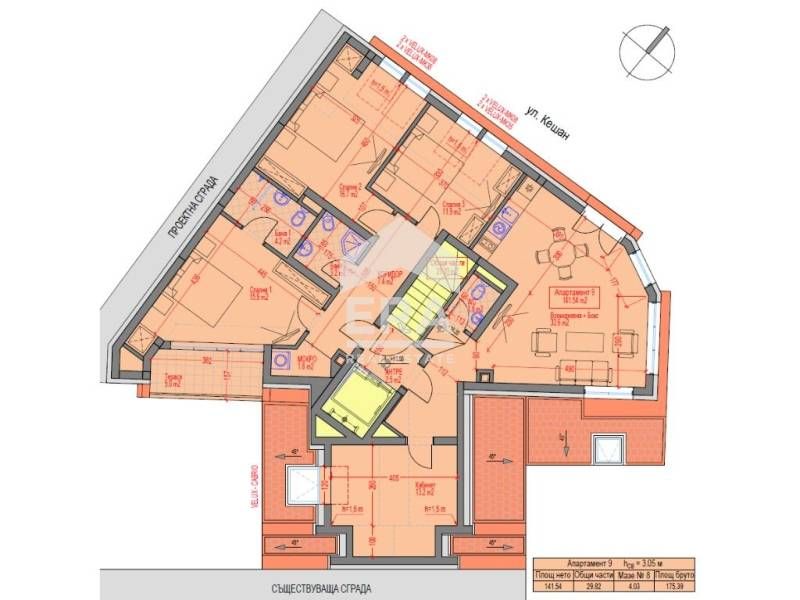 Продава се Многостаен апартамент в София, Център - 171 кв.м за 1559 €/кв.м - Снимка #2