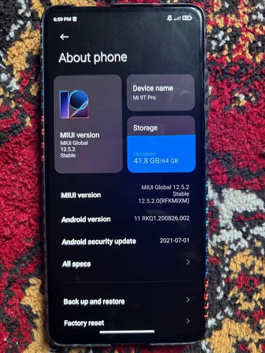 Xiaomi 9t pro ideal