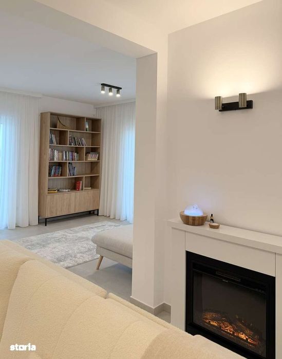 Penthouse de lux 160 mp mobilat de închiriat bloc nou Ipotești,Suceava