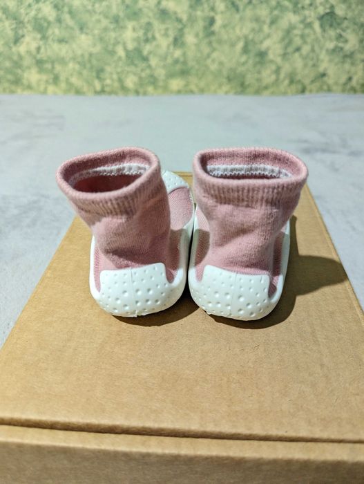 Чорапи за прохождане розови с панда | 22 номер