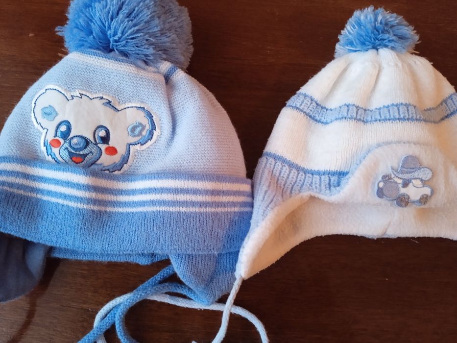 Шапки детские теплые