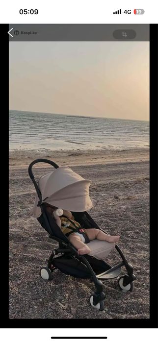 Коляска yo-yo в бежвом цвете