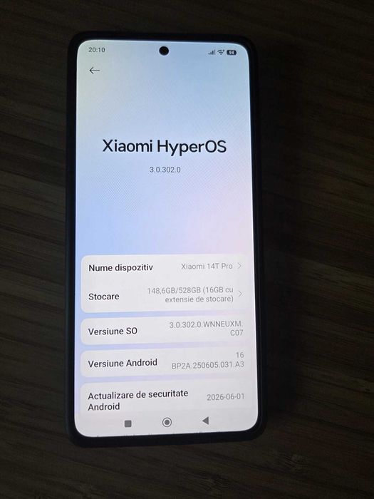 Xiaomi 14T PRO 512GB 6,67”, lentile Leica, Baterie 5,000 mAh, pachet complet