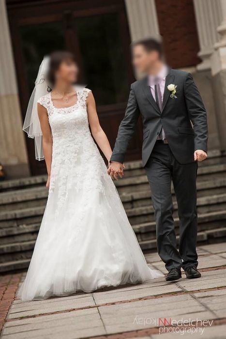 Дизайнерска сватбена булчинска рокля Madeline Gardner New York