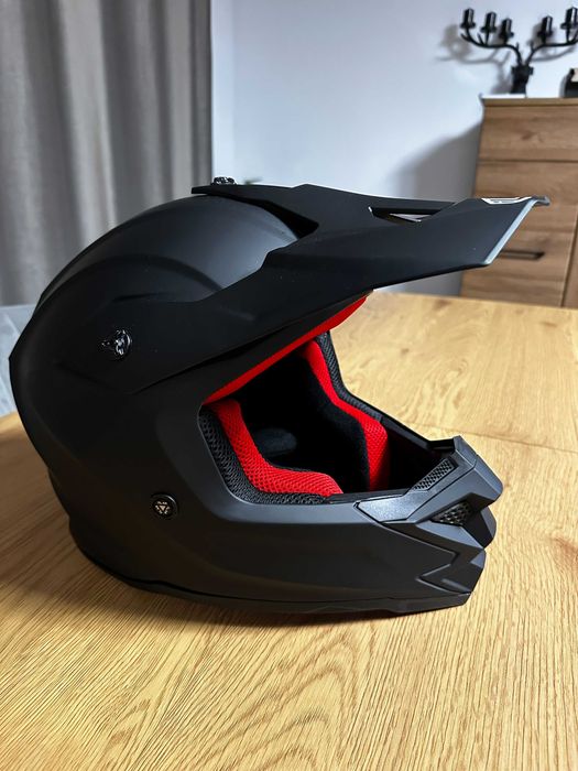 Casca Motocross Copii ILM Z705 Negru Mat M Set 3 in 1 Noua
