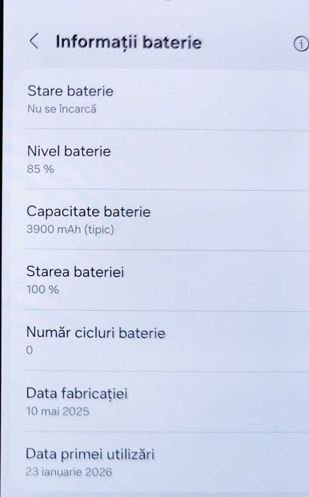 (AG 35) Telefon Samsung S25 Edge b.34268.1 - 2650Lei Garantie 2ani!