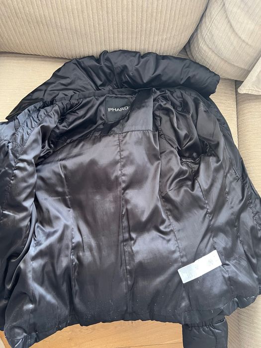 Пухено яке с яка от естествена лисица