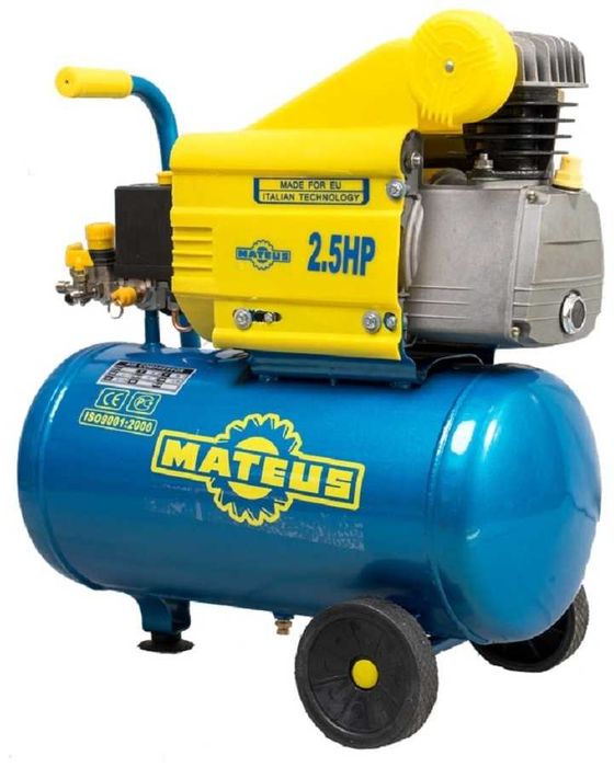 Компрессор масляный Mateus MS03202, 8 бар