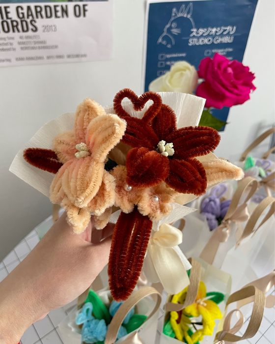 Цветы ручная работа