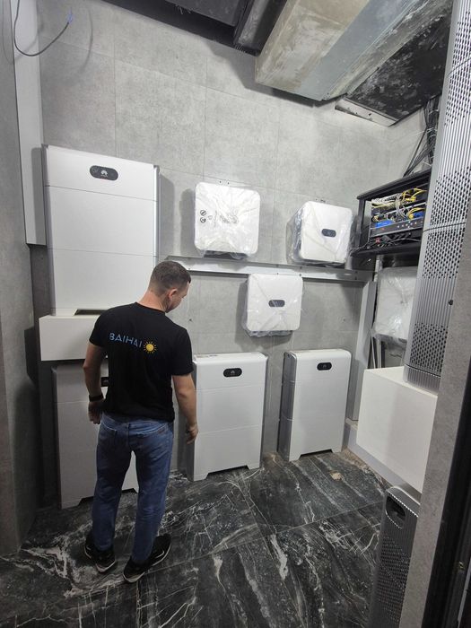 Установка солнечных панелей №1 в Узбекистане.