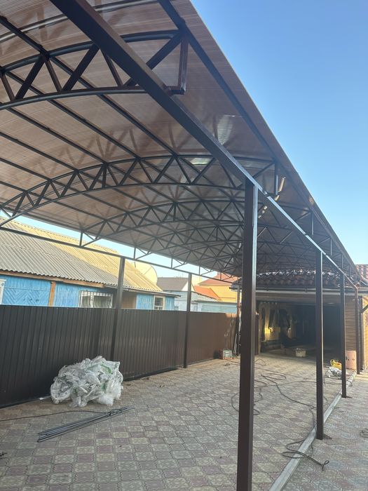 Навесы изготовление и установка