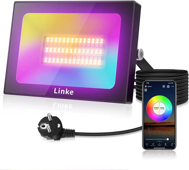 Proiector RGB 42 W bluetooth cu aplicatie