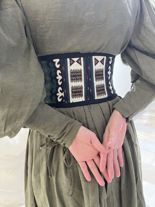 Со шью пояс, баска, аксесуары , этно пояс