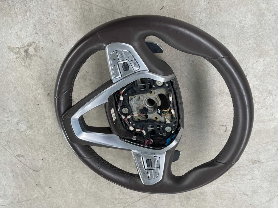 Volan maro cu padele + incalzire Bmw seria 5 G30, 6 G32, 7 G11, 8 G14