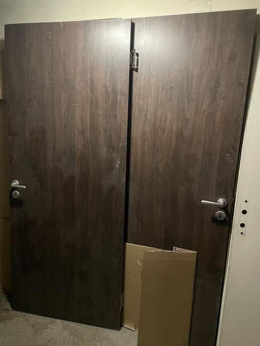 Интериорни врати, 3 бр, 80-195,без каси, с обкова.