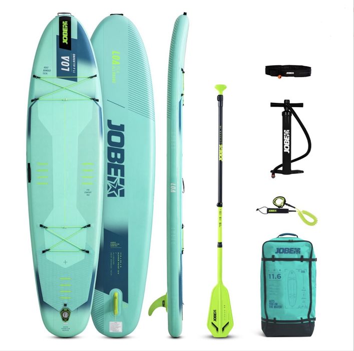 Чисто нов paddle board JOBE Loa 11.6 пълен комплект