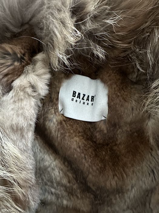 Palton cu blana naturala de vulpe