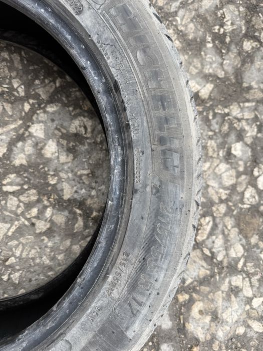 2 броя летни гуми Michelin 215/55 R17 Dot 2622 ном 506