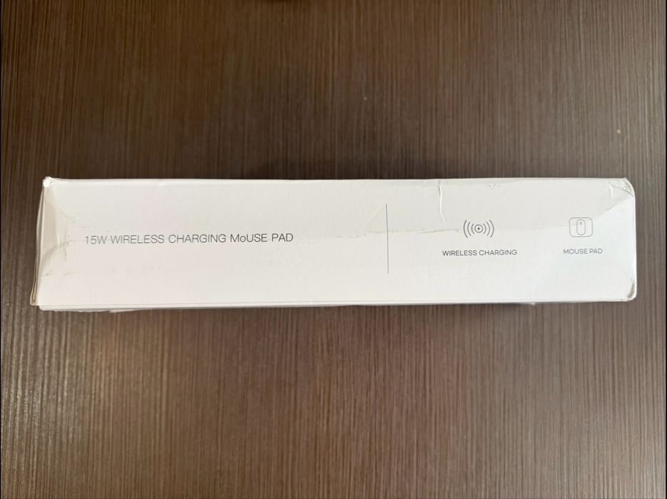 Mousepad gaming cu iluminare RGB și încărcare wireless, negru