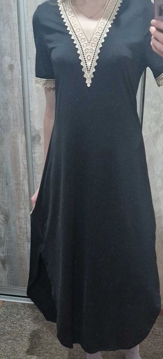 Платье холодок с круглым подолом