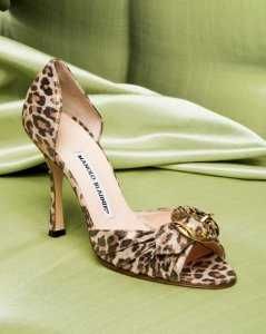 Леопардовый туфли с камушками