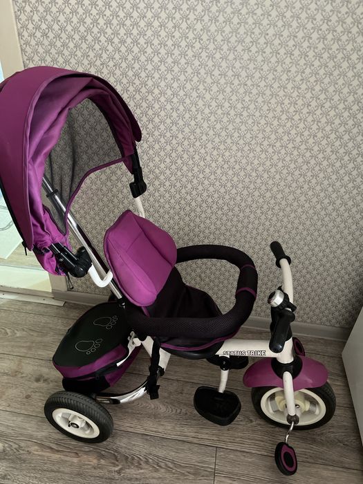 Детский велосипед-коляска