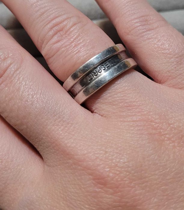 Inel Esprit din argint 925, tip verighetă