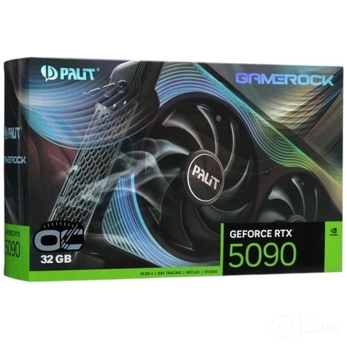 Palit gamerock 5090 32gb yengi garantiyasi bor