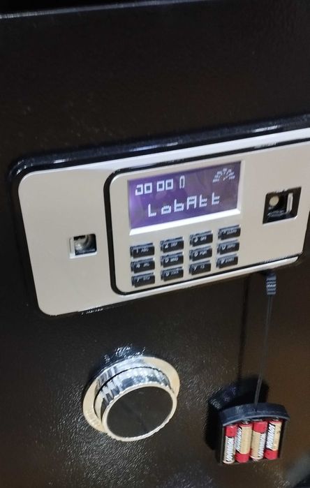 Сейф тяжёлый 38x35x30см