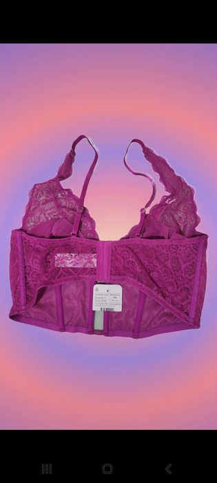 corset din dantela fucsia LC Waikiki