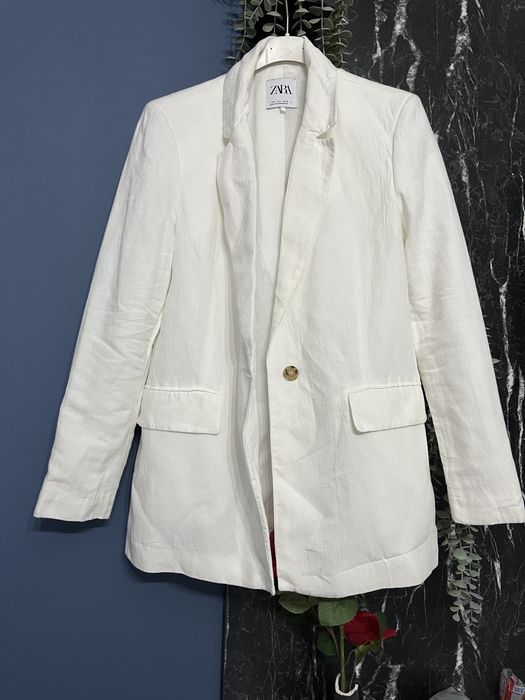 Sacou alb zara S