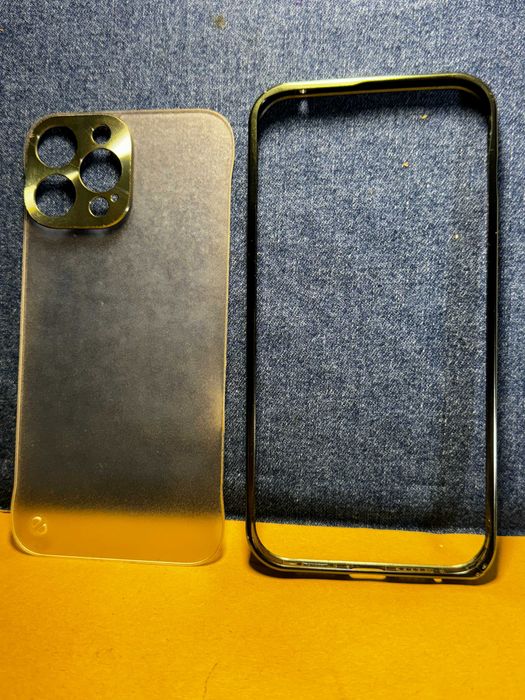 Bumper Hard Frame / Метална рамка + гръб за iPhone 13 Pro Max Green