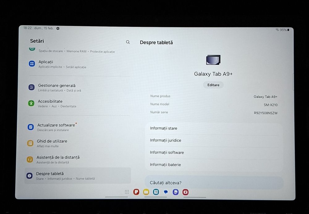 Vind Tableta Samsung tab A9+ cu igo primo