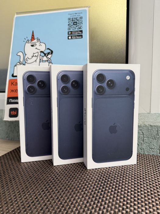 НОВ!*ЛИЗИНГ* iPhone 17 Pro Max 97лв/м 256* / BLUE*17 про макс