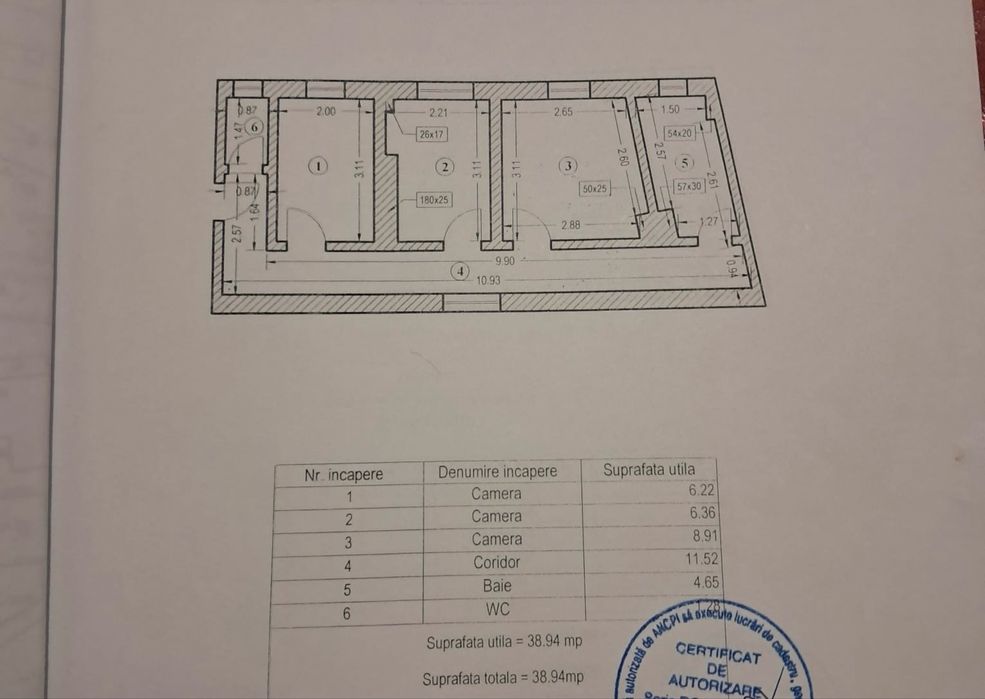 Apartament de vânzare.(Zona Universitate-Piața Rosetti)