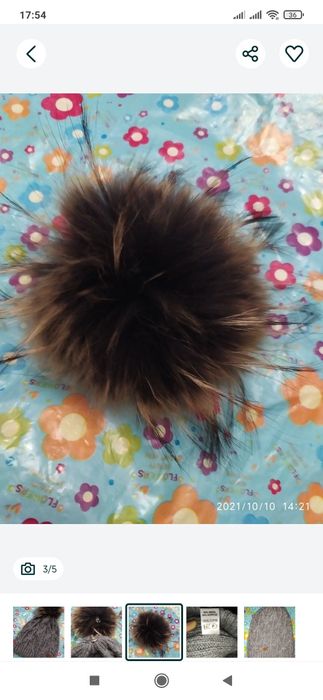 Женская вязаная шапка отличном состоянии