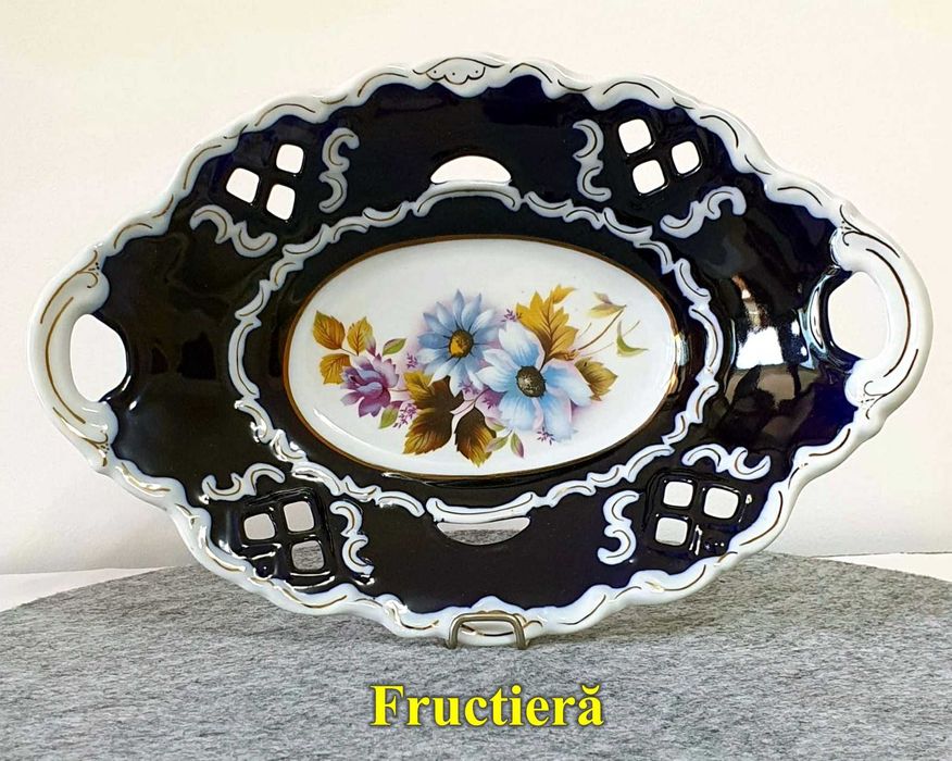 Fructieră/Platou din porțelan de Alba Iulia