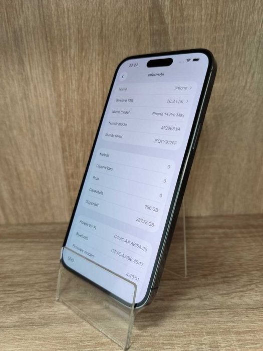 Telefon Apple iPhone 14 Pro Max 256 GB Purple - Cod 127357