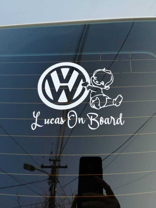 stickere auto personalizate