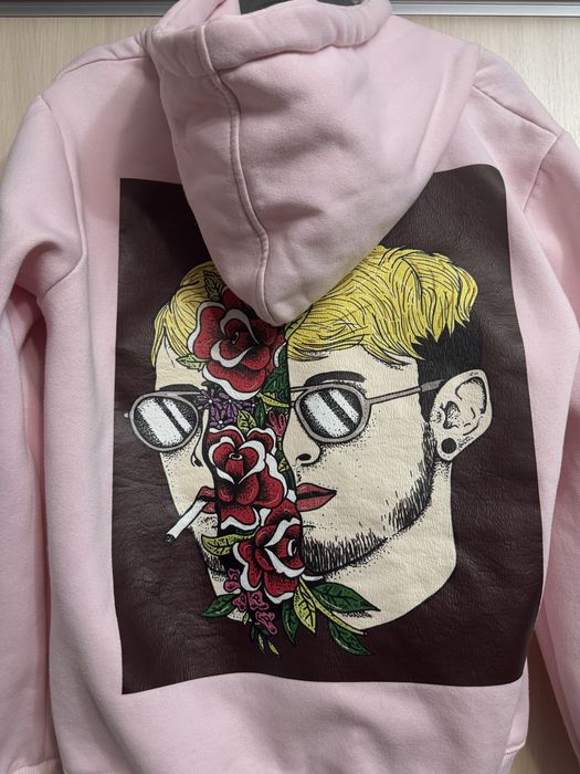 худи розовое champion