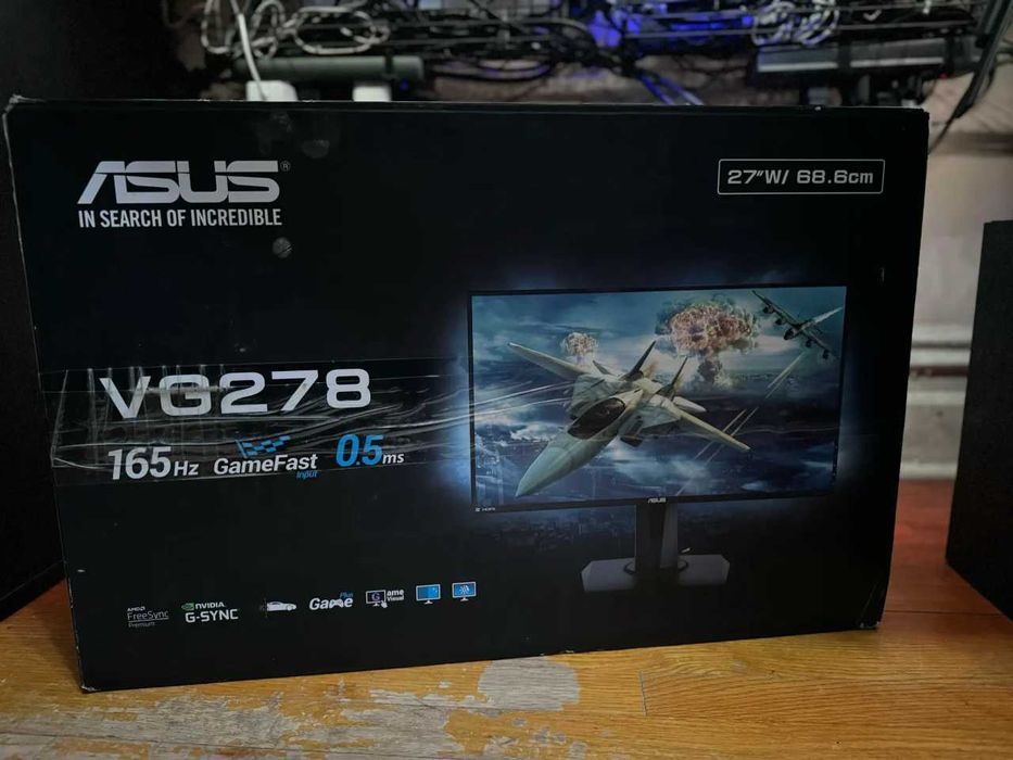 Asus vg278 165hz 0.5 10 dona bor