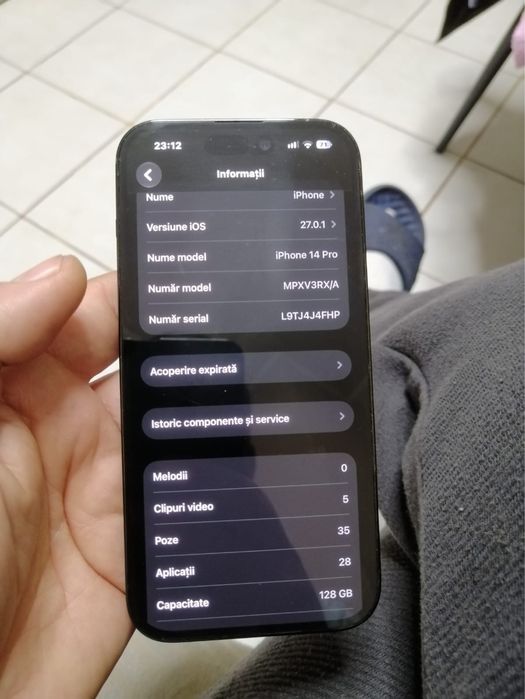 Vand schimb Iphone 14 pro