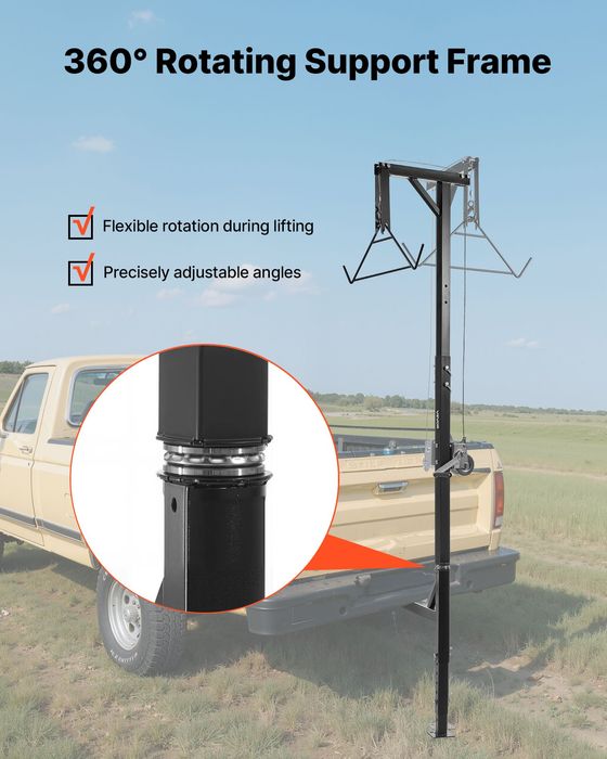 Macara Trofeu Auto 225 kg Pivot 360° inaltime Reglabila