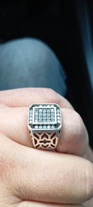 Перстень серебро 52 карат
