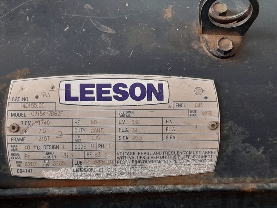 Motor electric 230V-60HZ-RTM1740