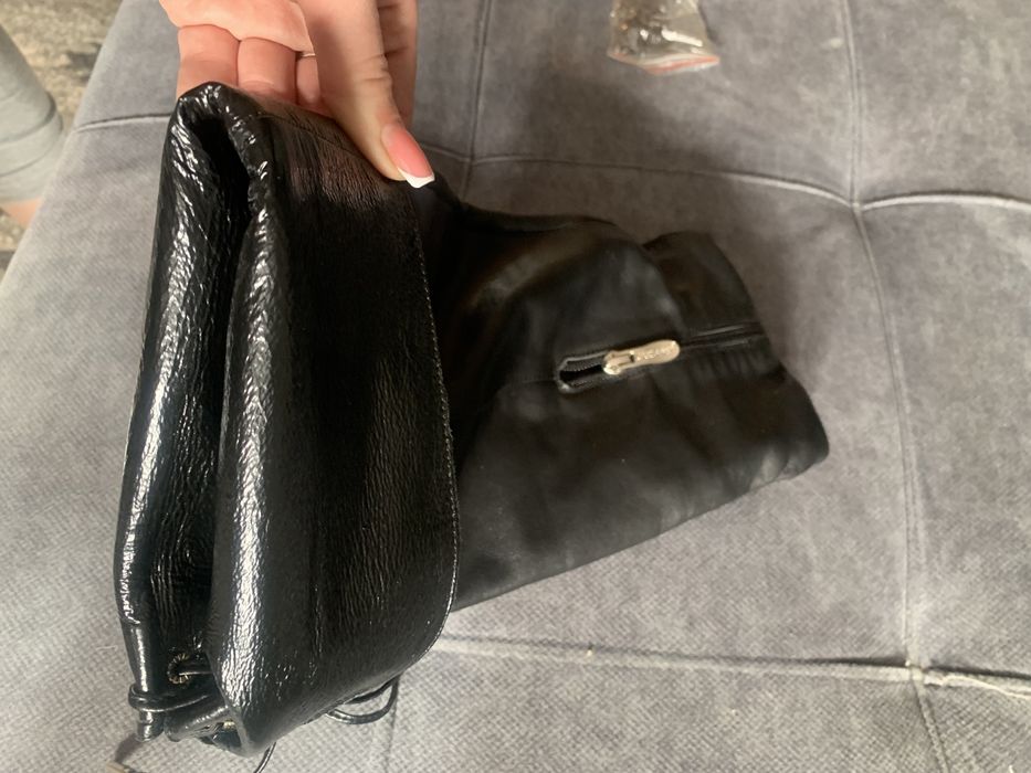 Кожаные сапоги ботфорты Carlabei